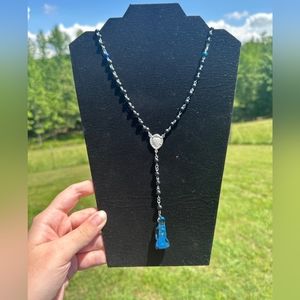 La Niña Azul Santa Muerte Rosary